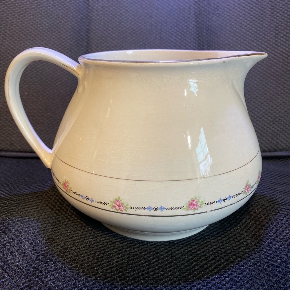VINTAGE Crown Potteries Co. Pitcher